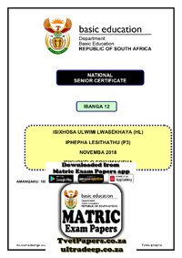 IsiXhosa HL P3 Nov 2018 FINAL  Memo..pdf